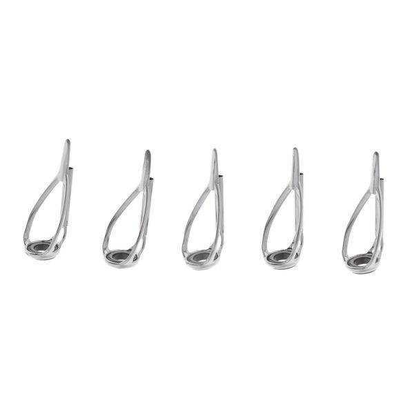 

5pcs fishing rod guides ring set sic ring spinning rod tip guides 4-6mm