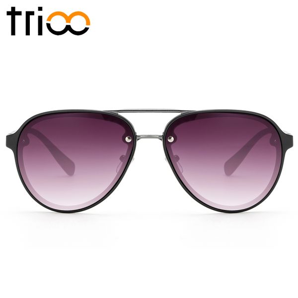 

trioo male sunglasses eyewear cool brand designer shades with case style uv400 protection summer, White;black