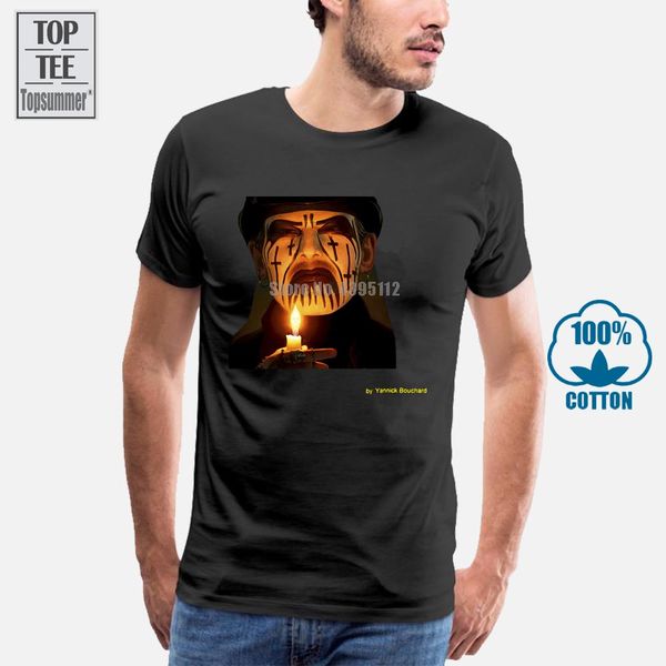 

king diamond men's candle t shirt black