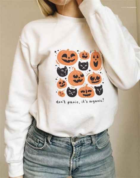 

neck ladies sweatshirts fashion loose female clothing womens designer letters and pumpkin hoodies long sleeve o, Black