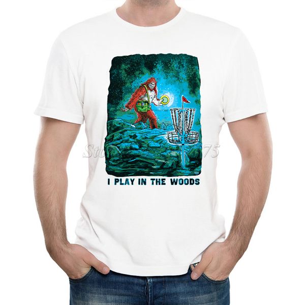 

2019 men's new cute sasquatch printed t shirt summer cool design soft tee