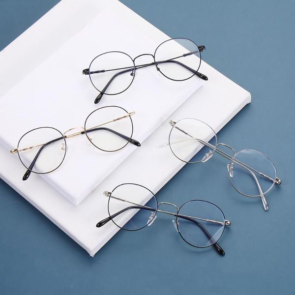 

sunglasses round glasses anti blue ray optical eye spectacle uv blocking glare gaming filter computer, White;black