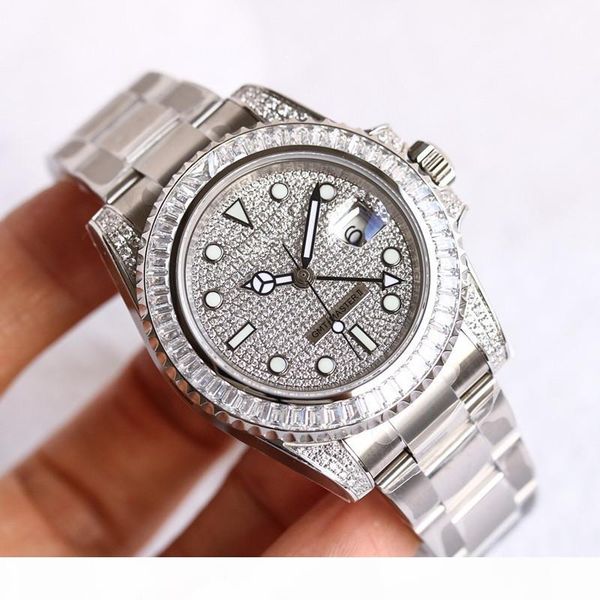 

116758 9 sa luxury designer watches mens watch 2836 movement movement automatic dual time zone 40mm high-end men watch a5, Slivery;brown