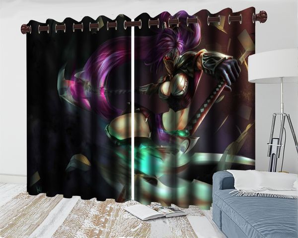 

curtain designs for bedrooms 3d modern curtain cartoon martial arts beauty living room bedroom kitchen window blackout curtain