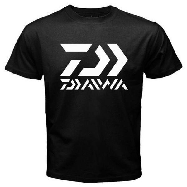 

новый daiwa рыбалка logo мужские черная футболка размер s для 3xl