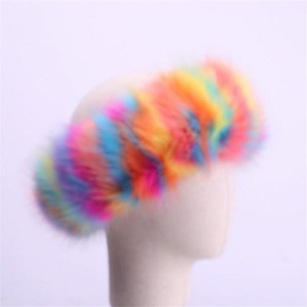 

boots women's winter faux fur rain fluffy stripe furry high snow woman home female warm shoes size 35-43, Black