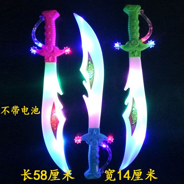 

children flashing toy led sword toys lightsaber children cutlass sword plastic halloween flashing electronic kid gift