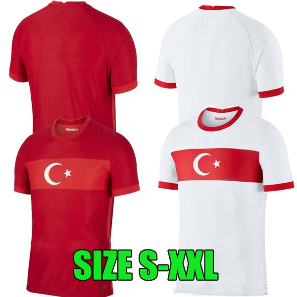 

2020 2021 turkey soccer jersey 20 21 turquia caglar ozan kabak yusuf yazici zeki celik calhanoglu oztekin home away football shirt uniform, Black