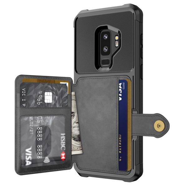 

pu leather case for samsung galaxy s9 s9 plus retro flip phone cases for samsung galaxy note 9 card holders cover