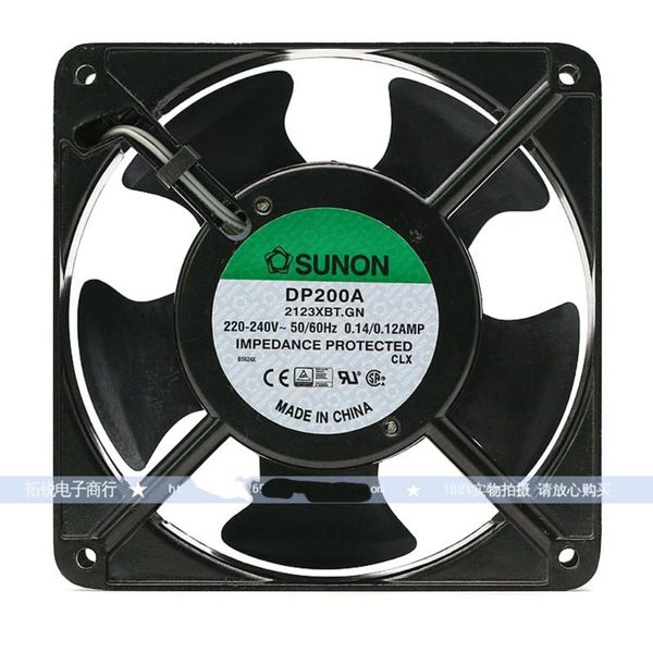 

ac 220v fan for sunon dp200a p/n 2123xbt.gn 0.14a 12038 220v 120*120*38mm industrial case cabinet cooling fan 120mm