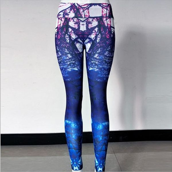 

2020 leggings sport women fitness seamless print leggings for fitness running sports slim gym legging mujer pants, Black