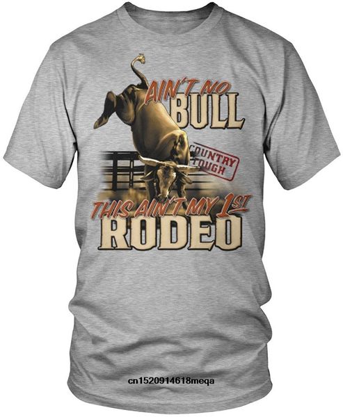 

funny t shirts ain't no bull country rodeo men's summer t-shirt