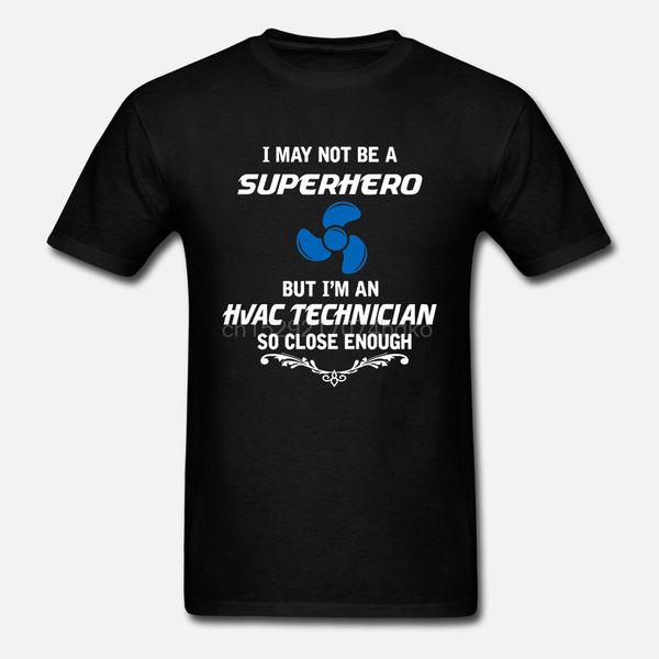 

not superhero but hvac technician funny gift t-shirt