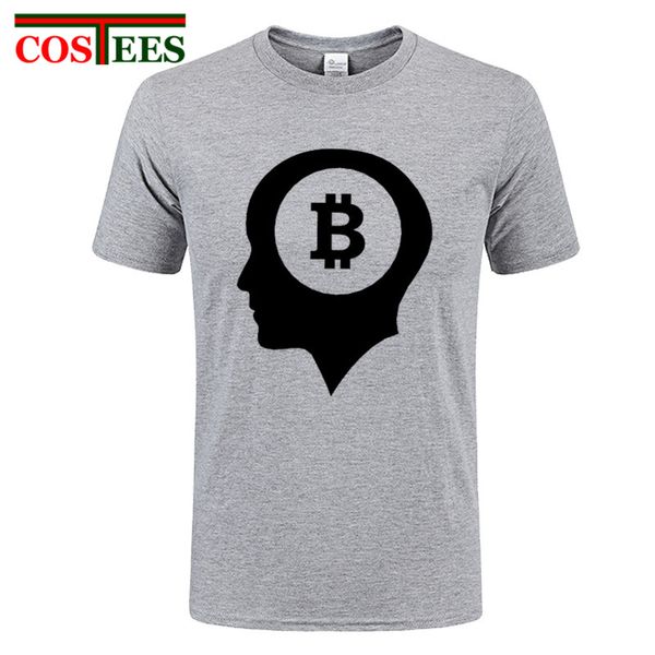 

bitcoin in brain print t shirts men summer mens t-shirts man brand clothing plus size new fashion t shirt funny tees