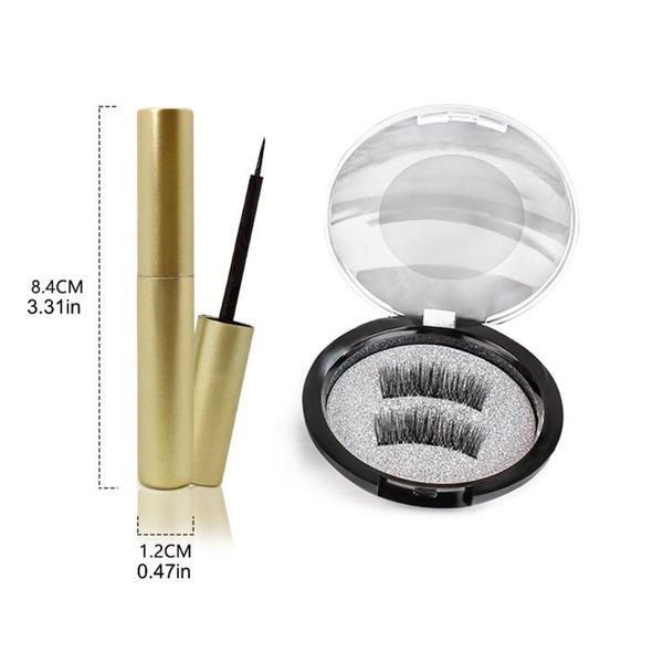 

магнитный eyelinermagnetic eyeashes комплект водонепроницаемых длинный прочный карандаша для глаз с 5 магнитами eyeashes lash