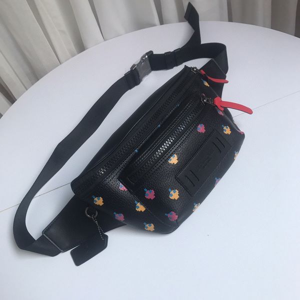 

2020 бесплатная доставка новый мужской моды и женской талии мешок bag39j7s груди, Black