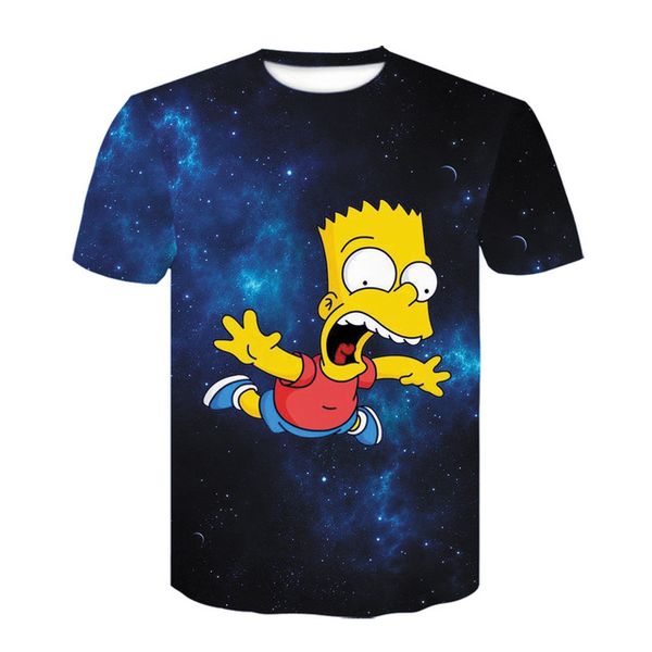 

new simpson anime cosplay m-4xl 3d print shirts harajuku horror graphic men clothing