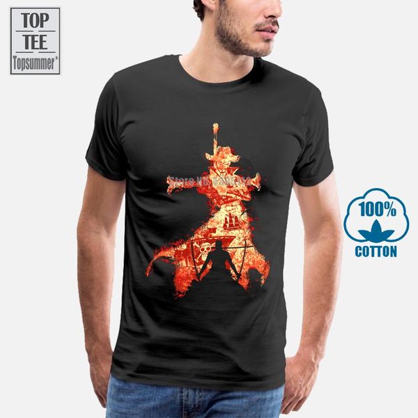 

new design men's greatest rival mihawk roronoa zoro t shirt comfortable cotton stylish one piece t shirt