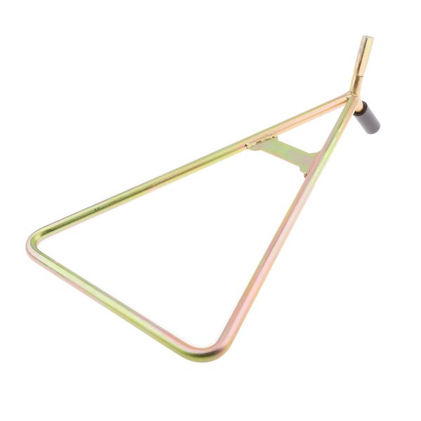 

heavy duty steel motorcycle gold triangle stand dirt bike universal fit