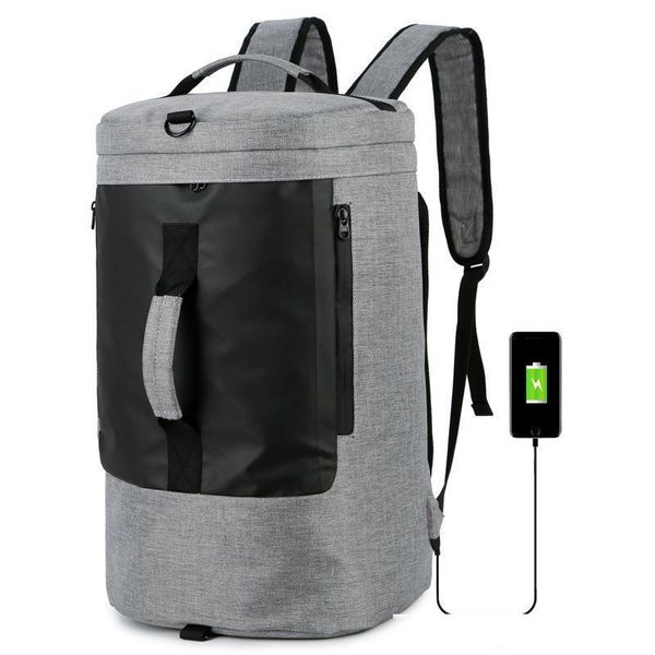 

men s black handbag travel bag waterproof large capacity travel duffle multifunction tote casual crossbody bags fashion