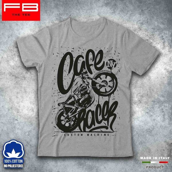 

t-shirt uomo cafe racer vintage new york motorbike cotton tee shirts for men tee funny summer short sleeve hip hop clothes