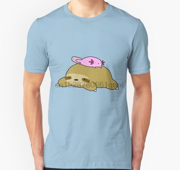 

мужчины с коротким рукавом тенниски axolotl и лним t shirt женщина футболки
