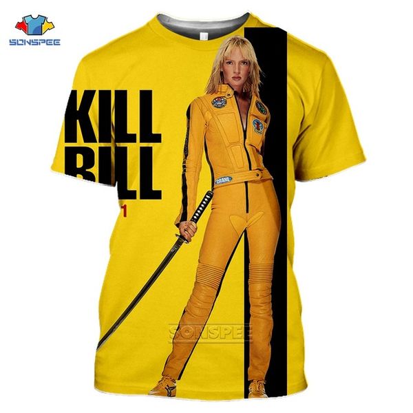 

summer kill bill horror crime movie homme 3d print shirts humor aesthetic kawaii men clothing