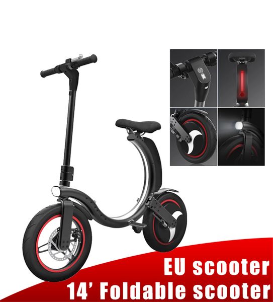 

eu stock new electric bike 7.8ah battery 14 inch foldable electric bicycle scooter 35km range mk114 ing