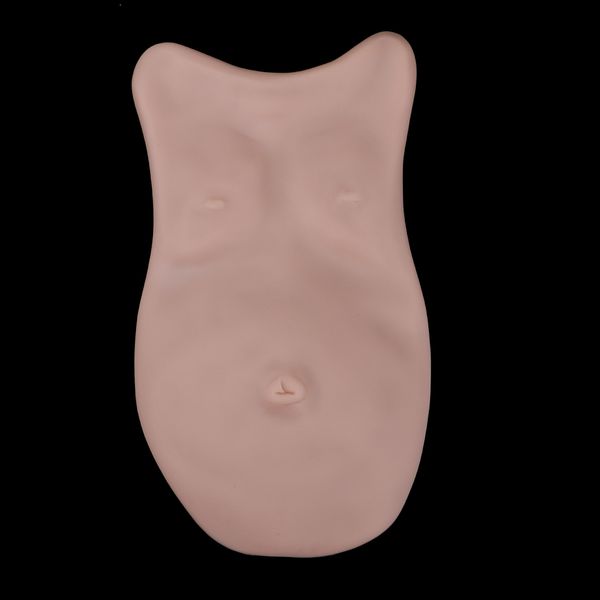 

unpainted 18-22\" reborn doll belly plate added to cloth body baby doll diy