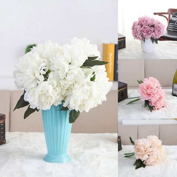 

artificial silk peony bouquet flowers color fake wedding decoration for home faux bouquet optional flowers flower b3k1