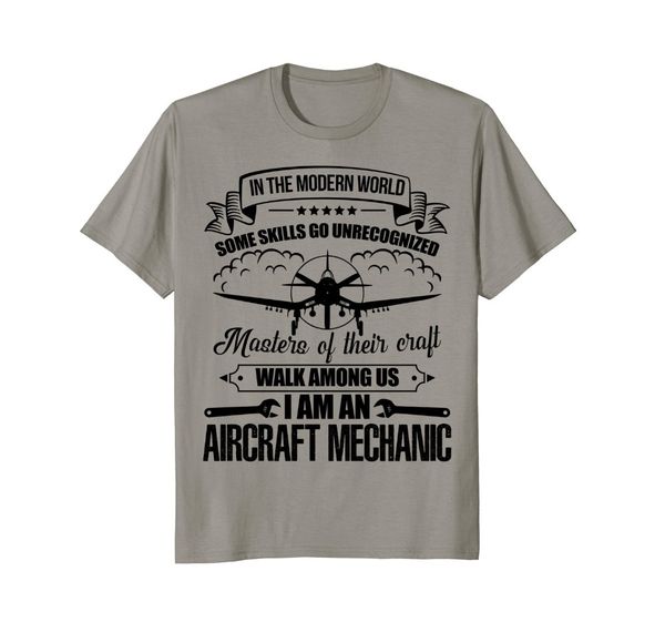 

tshirt homme 2019 new print t shirt mens short sleeve aircraft mechanic shirt - i'm an aircraft mechanic tee shirt