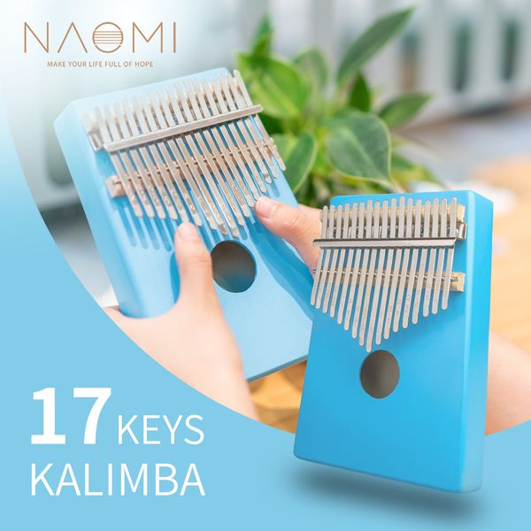 

NAOMI 17 Keys Kalimba Thumb Piano Finger Piano Gifts For Kids /Adults /Beginners