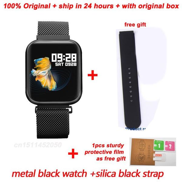 

p80 smart watch women ip68 waterproof heart rate monitor fitness tracker blood pressure smartwatch vs b57 p68 s226
