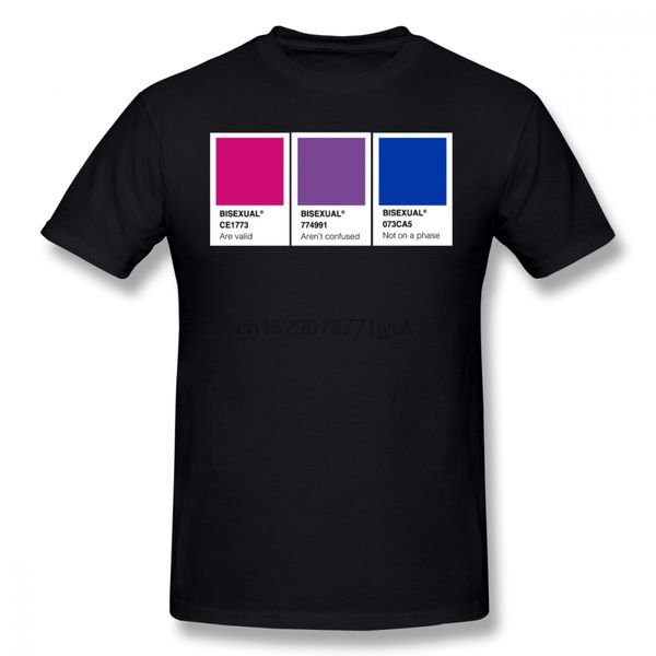 

bisexual t shirt bisexual t-shirt man cotton tee shirt cute oversized printed short-sleeve classic tshirt