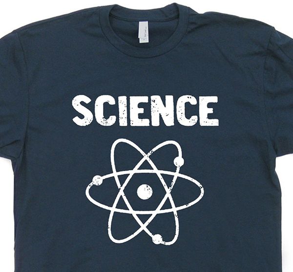 

science t shirt retro geek nerd vintage shirts atom chemistry biology tee the universe math shirtmandude mens kids tees