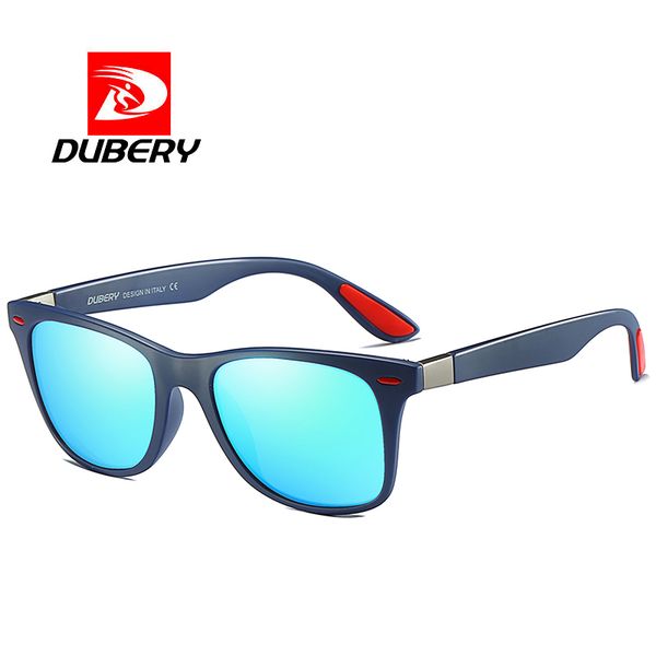 

sunglasses dubery wholesale drop uv resistant fashion outdoor sports sun glasses sqaure mens black kacamata with case, White;black