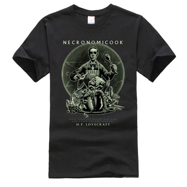 

necronomicook lovecraft cthulhu tshirt men's fashion printed t-shirt pure cotton comfortable tee-shirts christams day