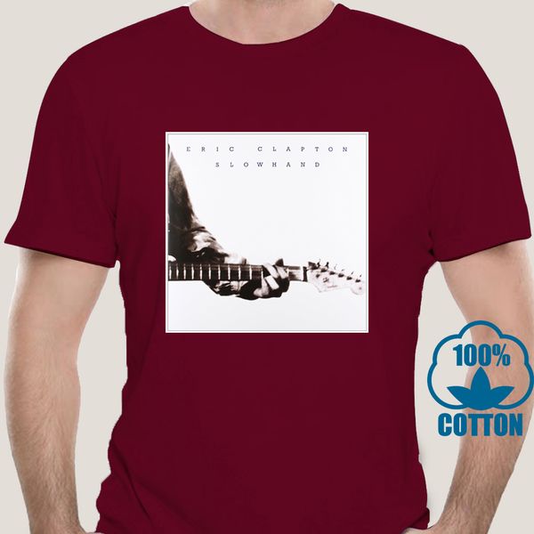 

0401d new eric clapton slowhand album cover men's white t-shirt size s-3xl