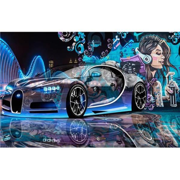 

jointless modern creative street graffiti sports car 3d p mural wallpaper restaurant clubs ktv bar papier peint enfant