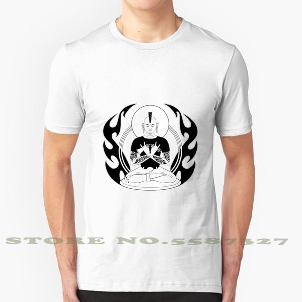 

punk rock buddha - full body summer funny t shirt for men women buddha buddhism dharma punk rock sangha tattoo zen