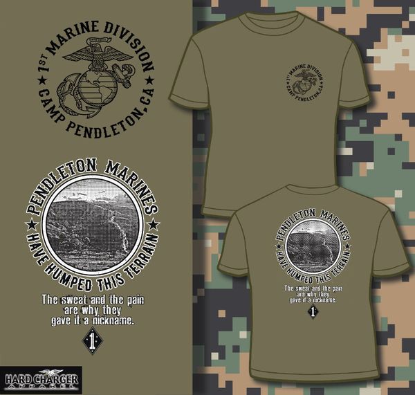 

usmc united states marine corps camp pendleton, ca 1st marine division 2019 fashion retro summer men print design t shirt