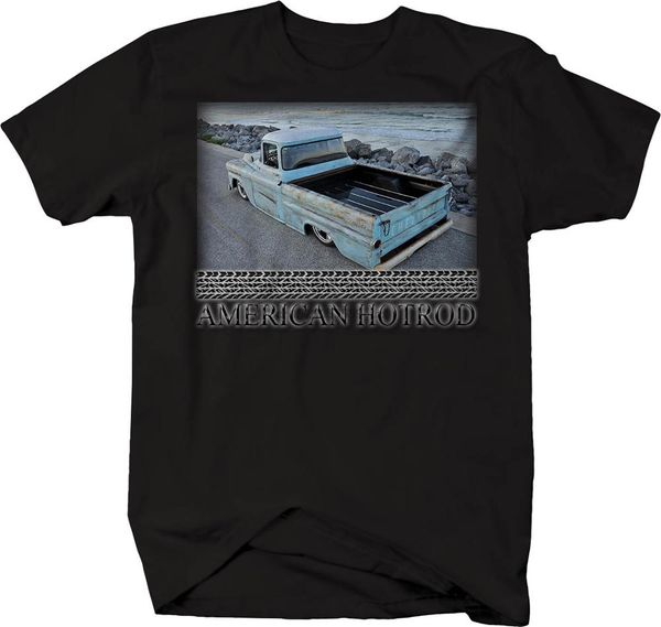 

fashion american classic chevy truck apache fleetside beach muscle tshirt