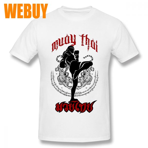 

муай тай бокс прохладный футболка 3d печати 100% хлопок хип-хоп tee