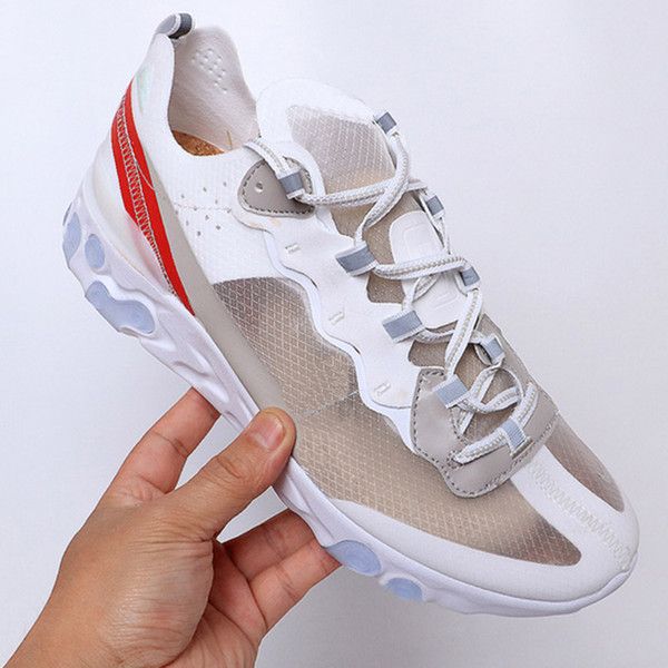 

2020 react element 87 55 running shoes for mens womens pack white sneakers brand men women trainer men women designer running shoes zapatos