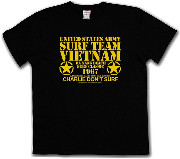

2019 surfer команда вьетнам i t-shirt apocalypse дон surfer армии сша сейчас