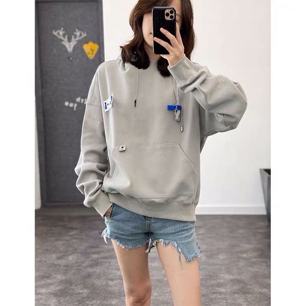 

high street hoodie 2020 women men hip-hop loose drawstring hoody pullover, Black
