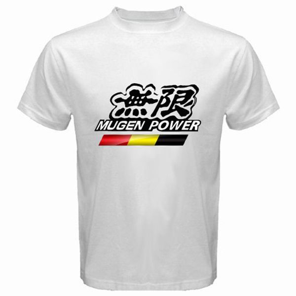 

new mugen power jazz tuning racing car logo men's white t-shirt cool casual pride t shirt men fashion tshirt