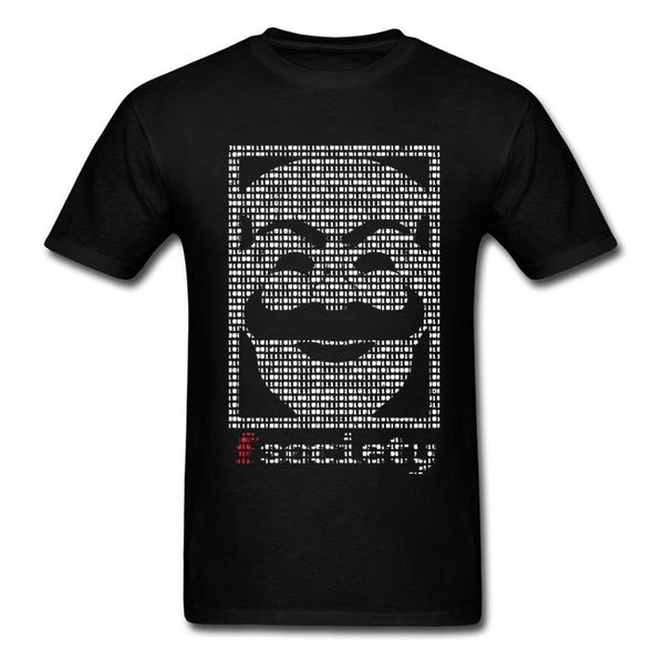 

fsociety в binary tshirt geek 100% хлопок мужчины топы тис группа new year день футболка модная шея майка плюс размер