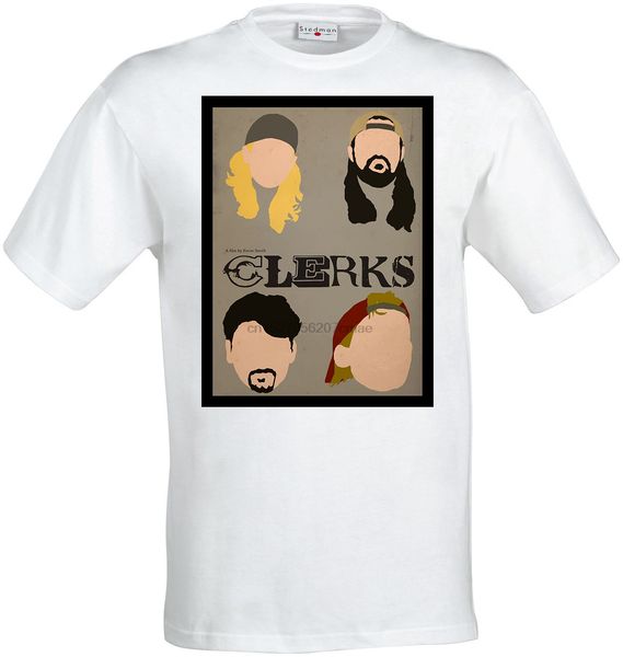 

clerks cult classic movie posters artwork men (woman available) t shirt white