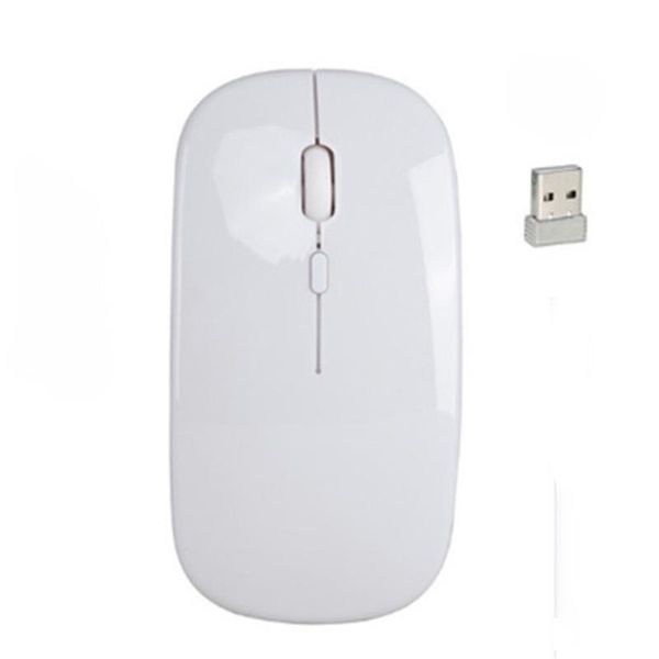 

2.4g wireless rechargeable charging mouse ultra-thin silent mute office notebook mice opto-electronic for home office dropship